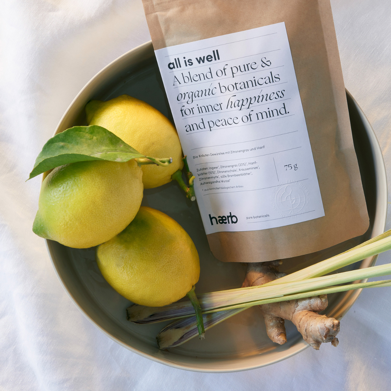 Bio Kräuter-Gewürztee "All is Well" von Haerb