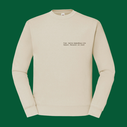 Raus Sweatshirt "May Your Email Never Find Me" (Limited Edition)