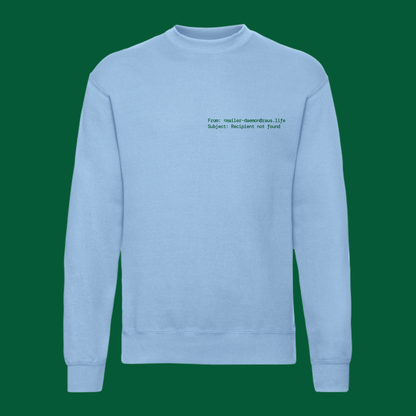 Raus Sweatshirt "May Your Email Never Find Me" (Limited Edition)
