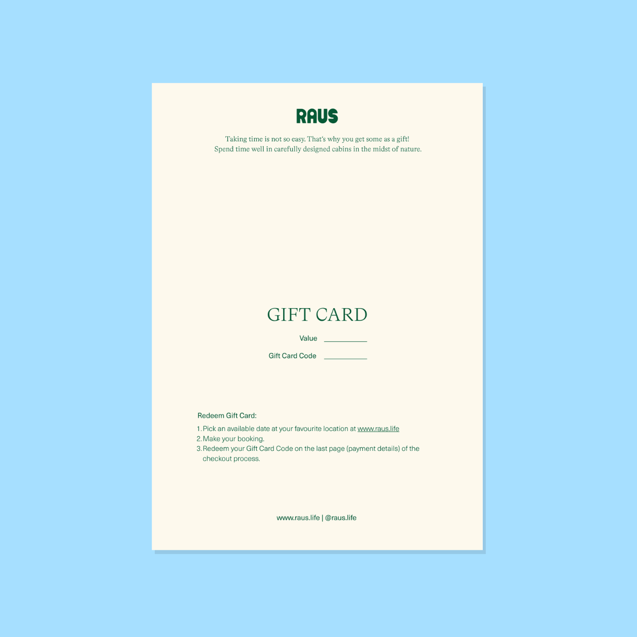 Digital Gift Card
